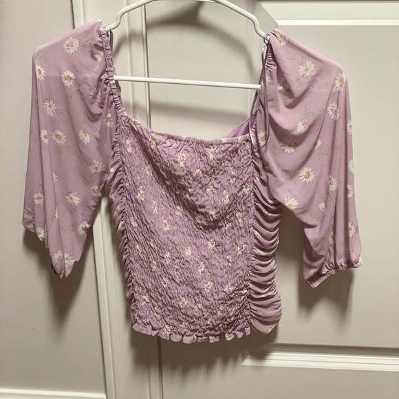 Floral Cinched Blouse - Picture 3 of 3